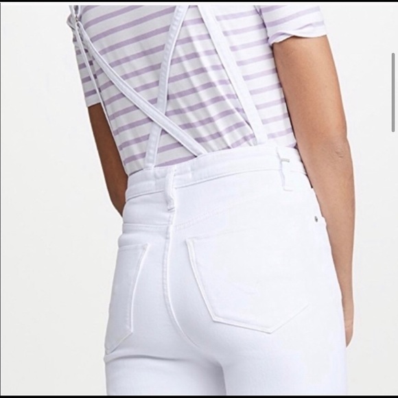 NWT Hudson Avalon Overalls White Size: 31 - Picture 4 of 6